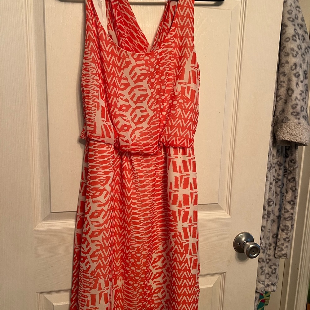 Bisou Bisou Red Sleeveless Sundress
